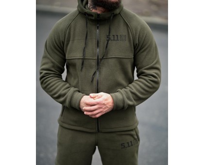 Теплий спортивний флісовий костюм 5.11 Tactical Olive – комфорт та захист