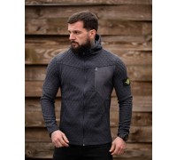 Флісова кофта Stone Island Honeycomb Grey