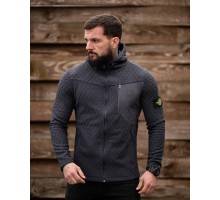 Флісова кофта Stone Island Honeycomb Grey