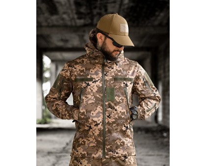 Тактичний костюм SoftShell Aura Pixel: Надійний захист та комфорт