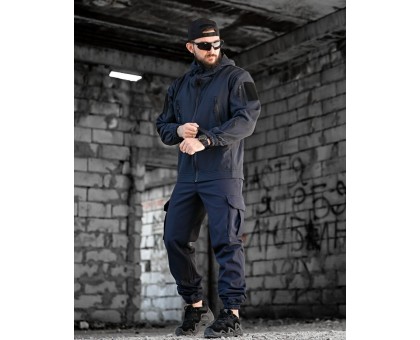 Тактичний костюм Софтшел Bandit Dark Blue ДСНС: захист та комфорт