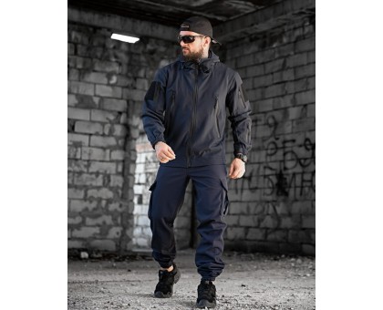 Тактичний костюм Софтшел Bandit Dark Blue ДСНС: захист та комфорт