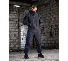 Тактичний костюм Cофтшел Bandit Dark Blue(ДСНС)