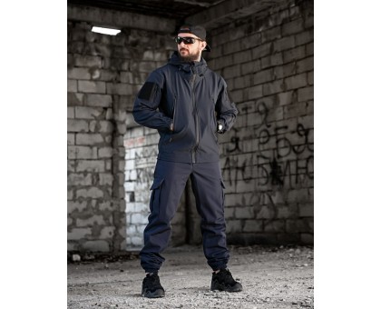 Тактичний костюм Софтшел Bandit Dark Blue ДСНС: захист та комфорт