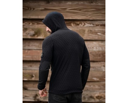 Stone Island Honeycomb Black: Флісова кофта – Тепло, стиль, оригінал