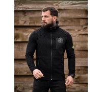Флісова кофта Stone Island Honeycomb Black