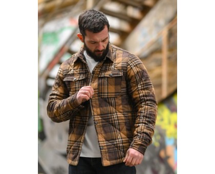 Куртка-сорочка Cutter Sapolin утеплена: купити чоловічу в клітинку