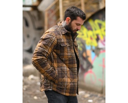 Куртка-сорочка Cutter Sapolin утеплена: купити чоловічу в клітинку