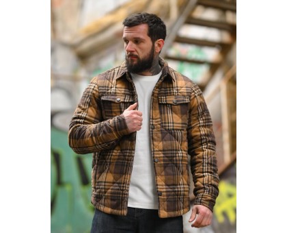 Куртка-сорочка Cutter Sapolin утеплена: купити чоловічу в клітинку