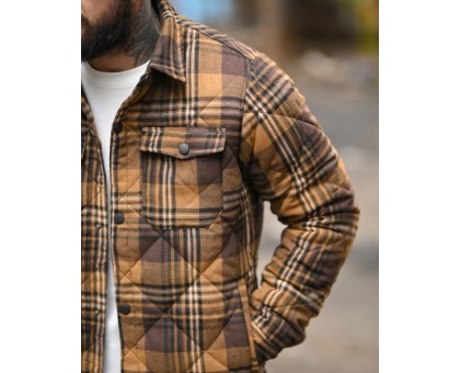 Куртка-сорочка Cutter Sapolin утеплена: купити чоловічу в клітинку