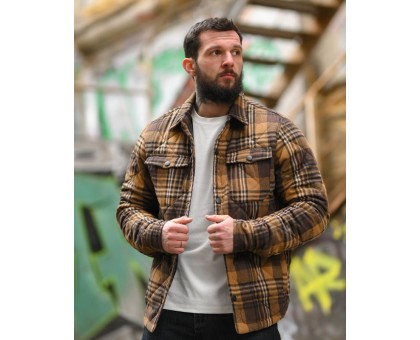 Куртка-сорочка Cutter Sapolin утеплена: купити чоловічу в клітинку