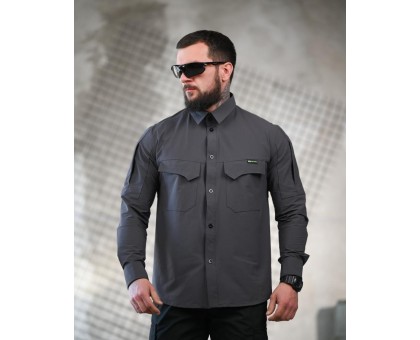 Тактична сорочка 7.62 T800 Grey: дихаюча, для міста та поля