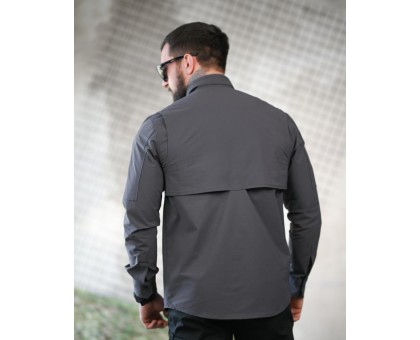 Тактична сорочка 7.62 T800 Grey: дихаюча, для міста та поля