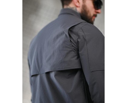 Тактична сорочка 7.62 T800 Grey: дихаюча, для міста та поля