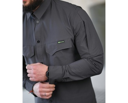 Тактична сорочка 7.62 T800 Grey: дихаюча, для міста та поля