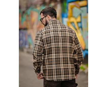 Фланелева сорочка Aggression Chack в клітинку: вільний крій, комфорт