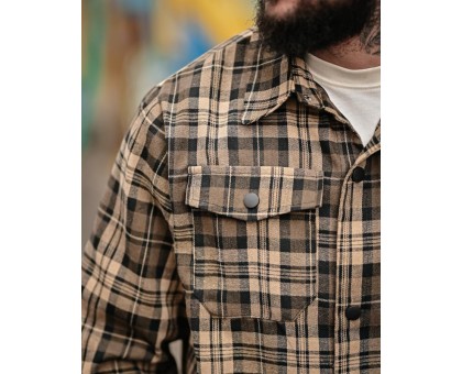 Фланелева сорочка Aggression Chack в клітинку: вільний крій, комфорт