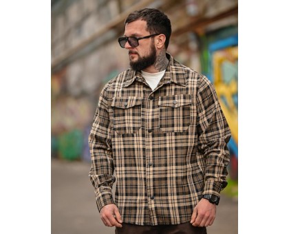 Фланелева сорочка Aggression Chack в клітинку: вільний крій, комфорт