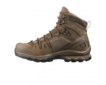 Черевики Salomon Quest 4D Forces 2 Earth Brown: Міцні тактичні трекінгові Черевики Salomon Quest 4D Forces 2 Earth Brown: Міцні тактичні трекінгові