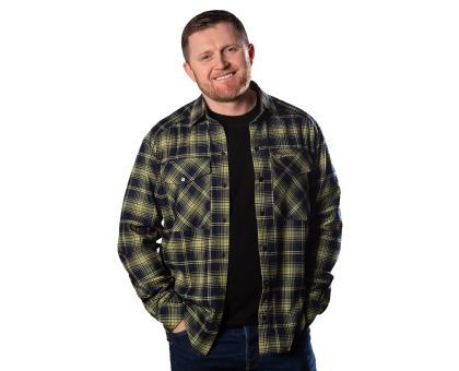 Яскрава сорочка camotec Буревій Lime Green/Navy Logo Tan