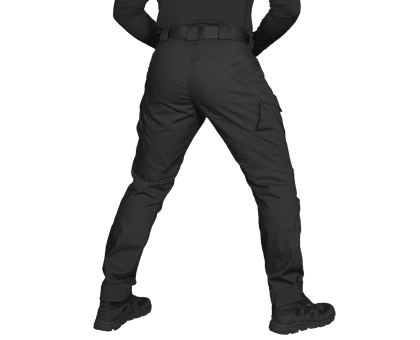 Штани camotec Герць Rip-Stop Stretch Чорні (7940): Надійність та Комфорт