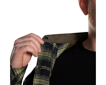 Яскрава сорочка camotec Буревій Lime Green/Navy з Logo Orange