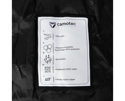 Легкий Пуховик Storm Hood 2.0 Чорний (8255) – Комфорт та Стиль