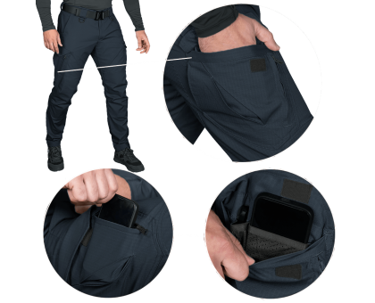 Штани Герць Rip-Stop Stretch Темно-сині (7941) camotec – міцність та комфорт