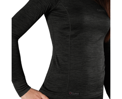 Жіноча термобілизна LVL2 Pani Polarheat QS Pro Camotec Сірий Меланж