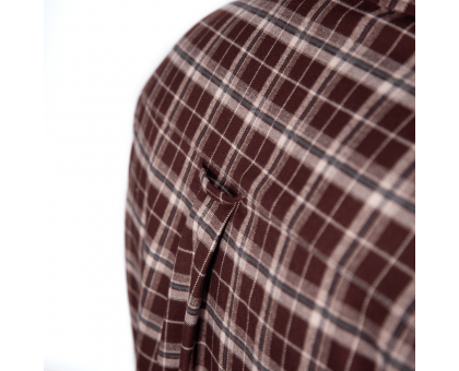 Сорочка Camotec Буревій Burgundy Check: Стильна та міцна