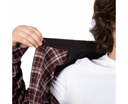 Сорочка Camotec Буревій Burgundy Check: Стильна та міцна