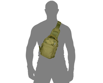 Тактична однолямкова сумка Adapt Олива (7231)