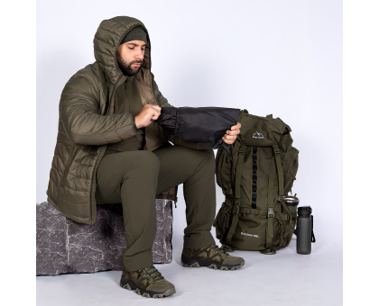 Легкий Пуховик Storm Hood 3.0 Олива (9392): Максимум тепла та стилю.