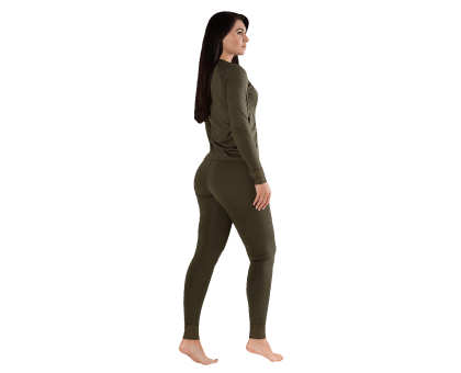 Термобілизна жіноча Camotec Pani ThermoGrid Олива LVL1+