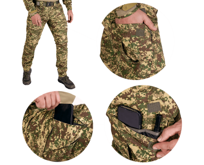 Штани Camotec Герць Rip-Stop Teflon Хижак НГУ (8070) - міць для завдань!