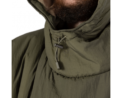 Купити Утеплене пончо-трансформер Кірея Олива (9303) – тепло, зручність