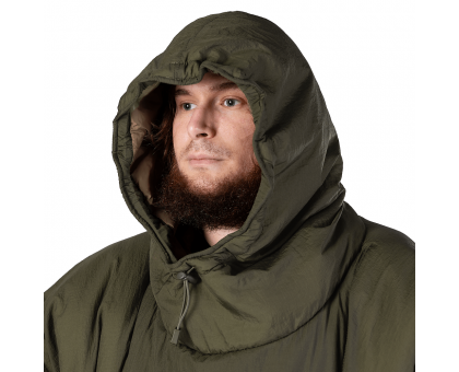 Купити Утеплене пончо-трансформер Кірея Олива (9303) – тепло, зручність