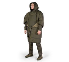 Утеплене пончо-трансформер Кірея Олива (9303)