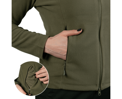 Флісова кофта жіноча camotec Pani Meadow 100 Олива (8576): купити в Україні