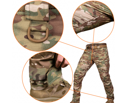 Штани Camotec Герць 2.0 Twill Multicam: тактична міцність!