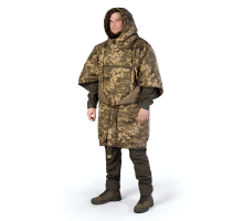 Утеплене пончо-трансформер Кірея Піксель (9304)