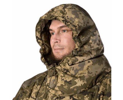 Утеплене пончо-трансформер Кірея Піксель (9304) – твій захист та комфорт