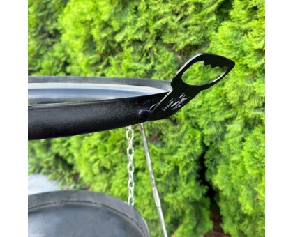 Сковорода з диска Фрея 50см з підвісом для вогню: готуй на природі!