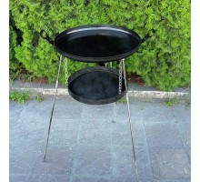 Сковорода з диску Фрея 50см з підвісом для вогню