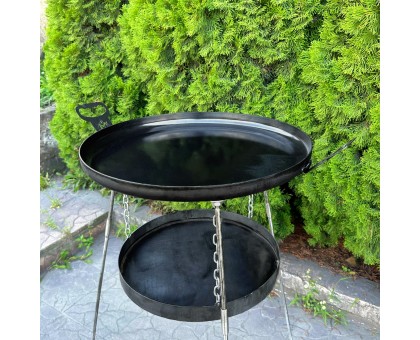 Сковорода з диска Фрея 50см з підвісом для вогню: готуй на природі!