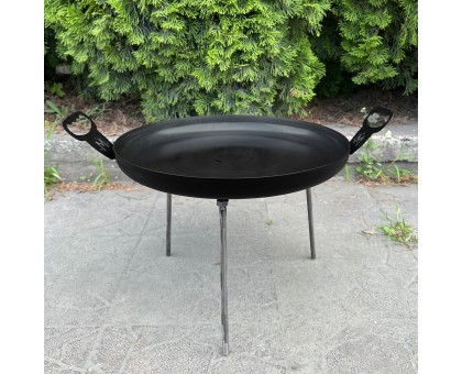 Сковорода з диска Фрея 40см з кришкою для багаття та кемпінгу