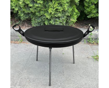 Сковорода з диска Фрея 40см з кришкою для багаття та кемпінгу