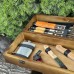 Подарунковий набір Майстер BBQ темний: Шампури з дуба в дерев'яному кейсі