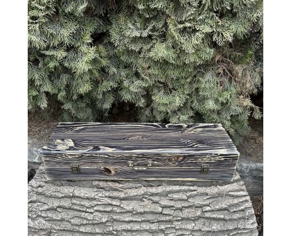 Подарунковий набір Козак: шампури з нержавіючої сталі та дуба для грилю