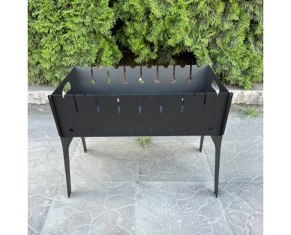 Розбірний мангал Фенікс 3мм на 8 шампурів - ідеальний для походу